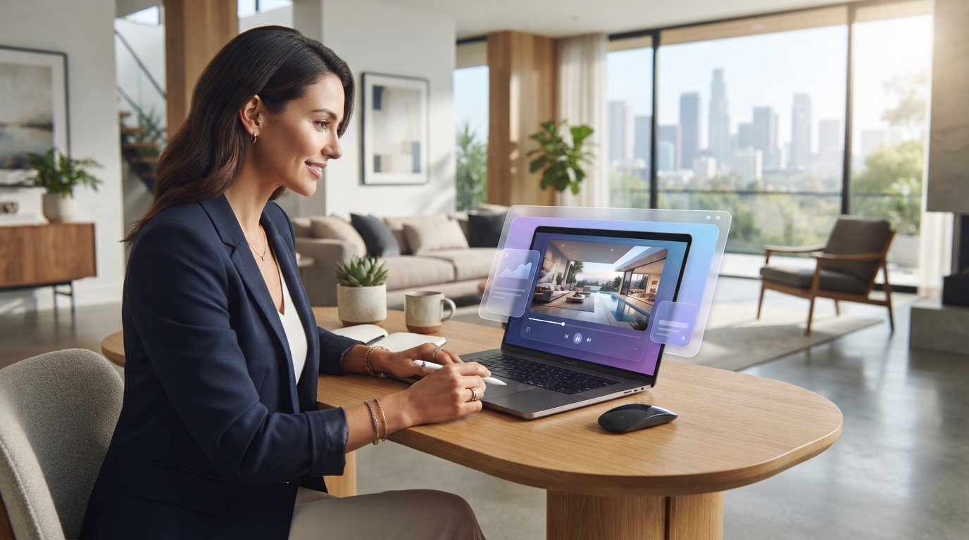 AI video generation for real estate — example