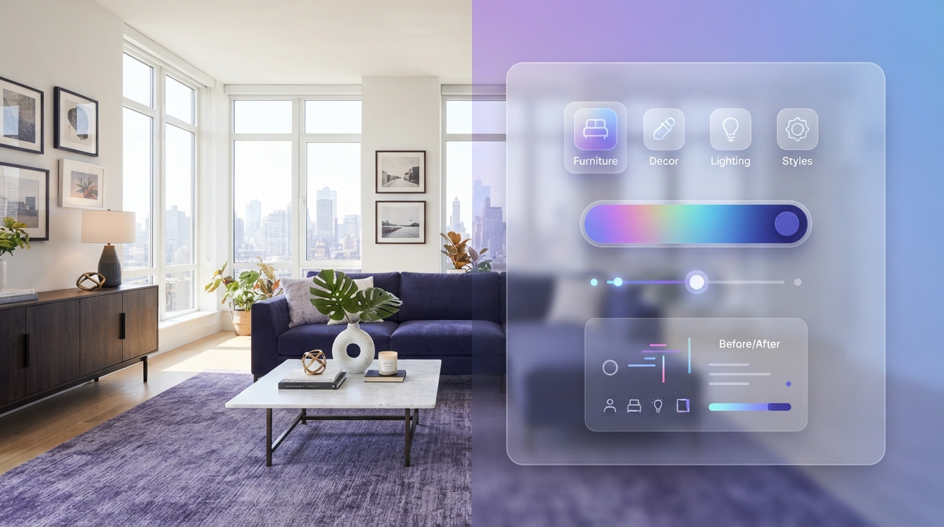 real estate virtual staging — example