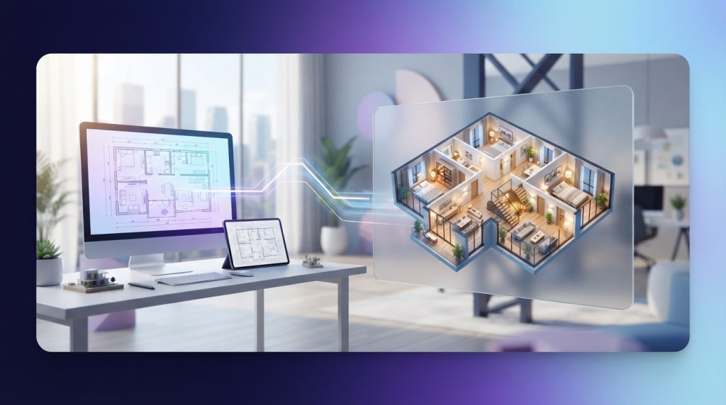 Unlock Potential: The Power of a 2D to 3D Floor Plan