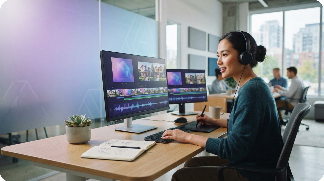 AI video generation for real estate — illustration
